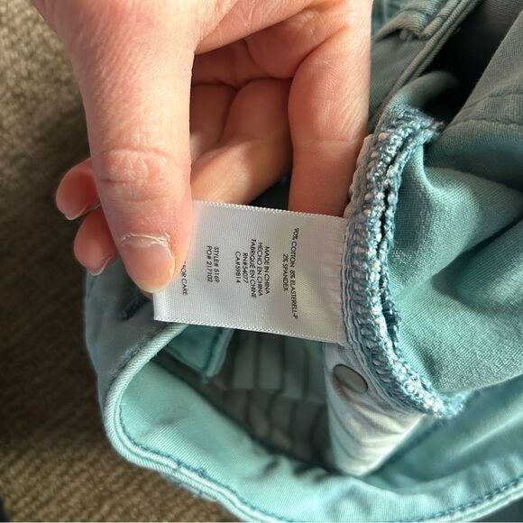 Cabi Aqua Blue Denim Skinny Jeans Size 4 - Picture 4 of 4